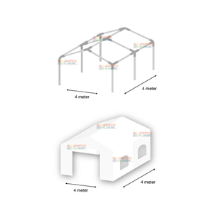 Partytent 4x4 Meter